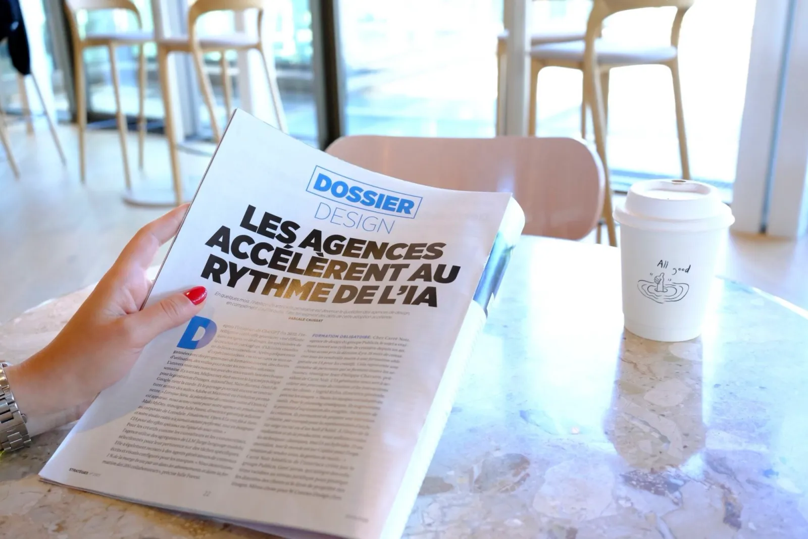 La direction partage son point de vue dans stratégies, spécial design