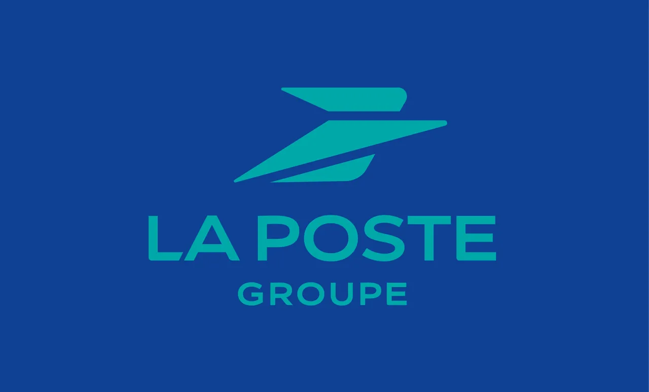 La Poste Groupe carré noir corporate identity