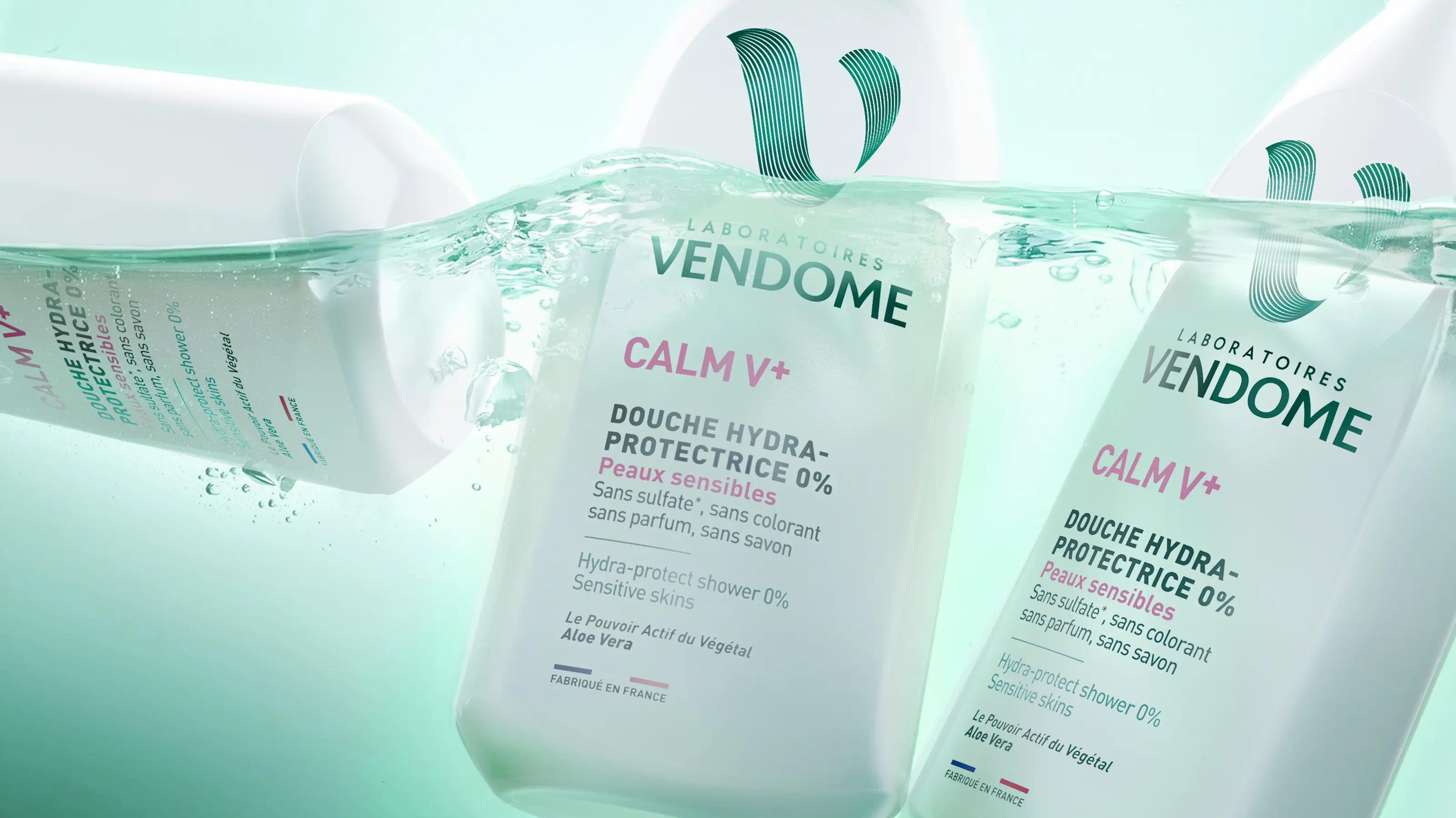 Vendôme cosmetique branding design carré noir